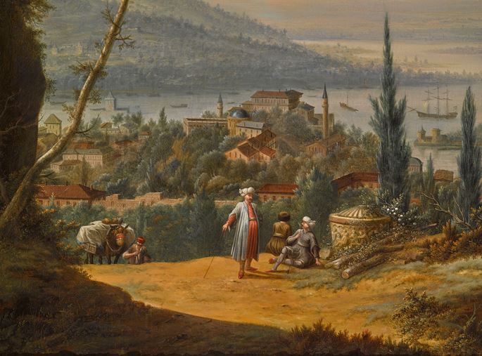 Johann Alexander Thiele - Two Views of Constantinople | MasterArt